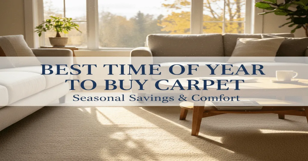 Best Time of Year to Buy Carpet