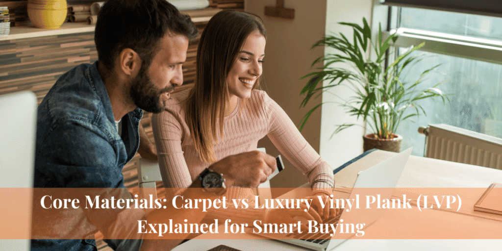 Core Materials Carpet vs Luxury Vinyl Plank (LVP) Explained for Smart Buying Core Materials Carpet vs Luxury Vinyl Plank (LVP) Explained for Smart Buying