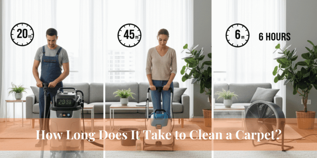 How Long Does It Take to Clean a Carpet