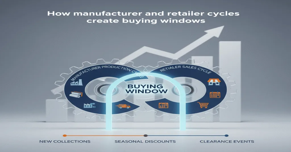 How manufacturer and retailer cycles create buying windows