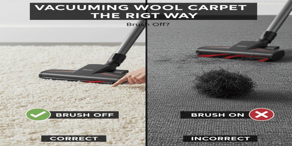 Does Wool Carpet Shed? How Long & How to Stop It 4 Vacuuming Wool Carpet the Right Way (Brush On or Off)