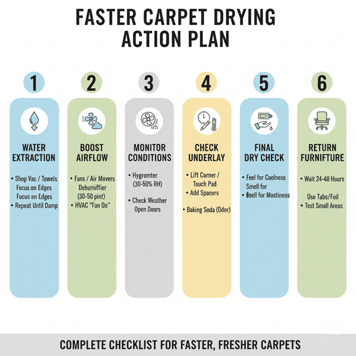 faster carpet drying action plan