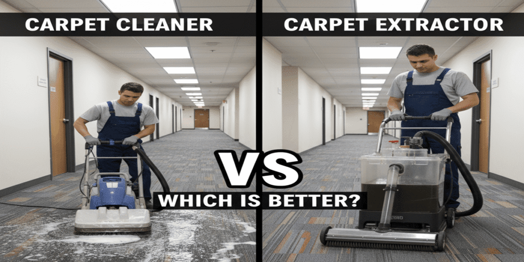 Carpet Cleaner vs Carpet Extractor