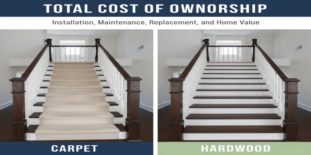 Total cost of ownership installation, maintenance, replacement, and home value