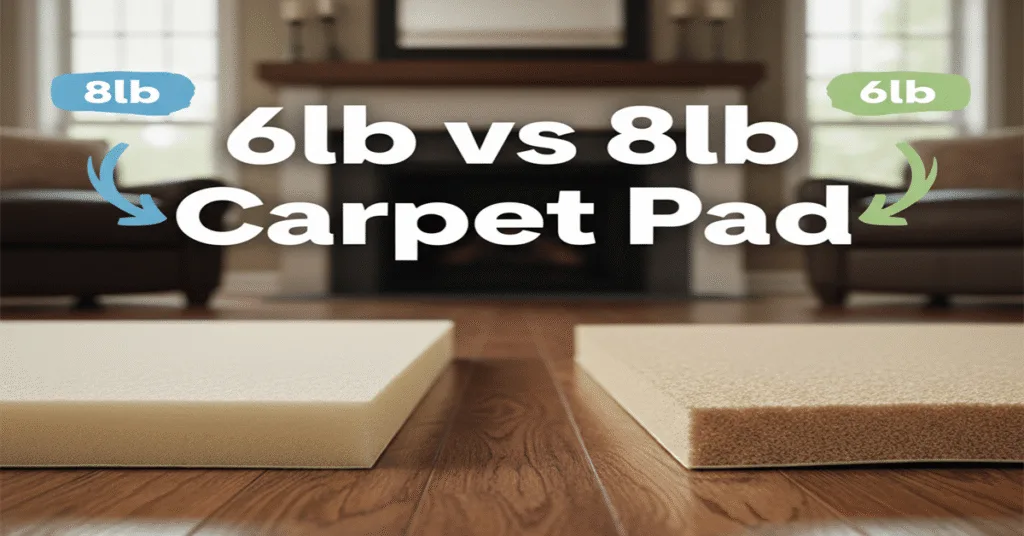 6lb vs 8lb Carpet Pad