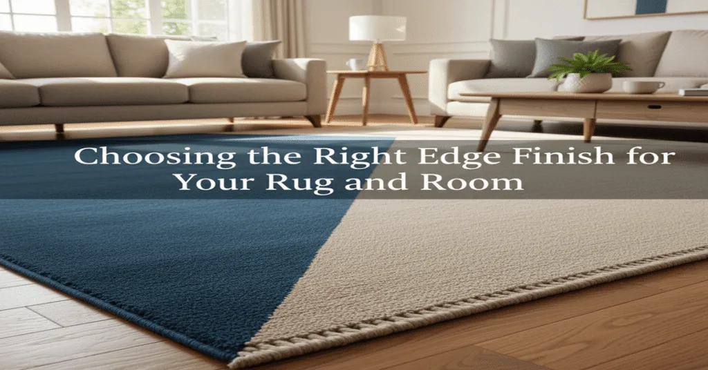 Choosing the Right Edge Finish for Your Rug and Room