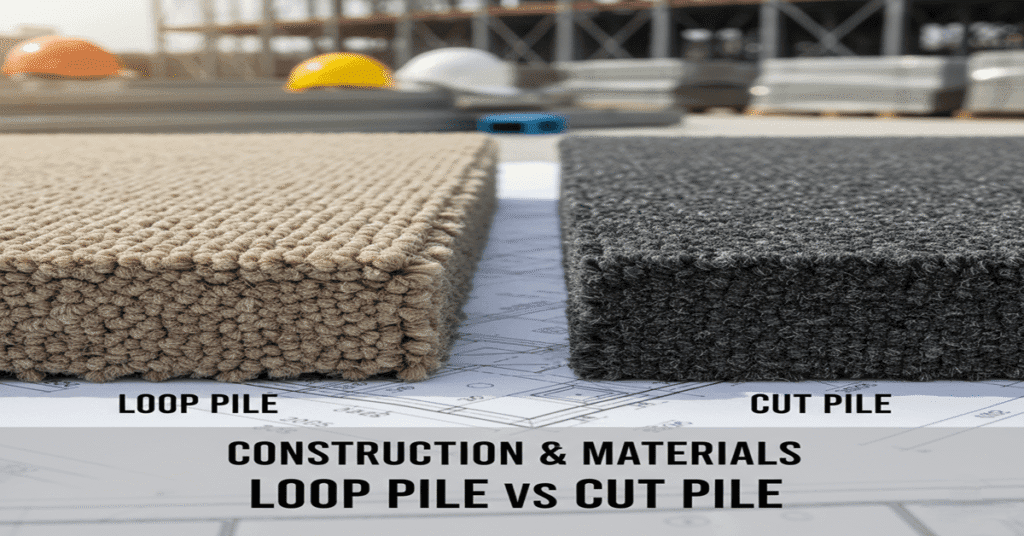 Construction & materials loop pile vs cut pile
