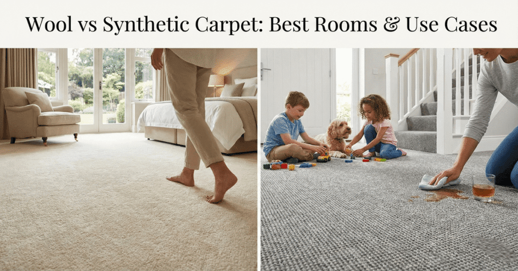 Wool vs Synthetic Carpet Best Rooms & Use Cases