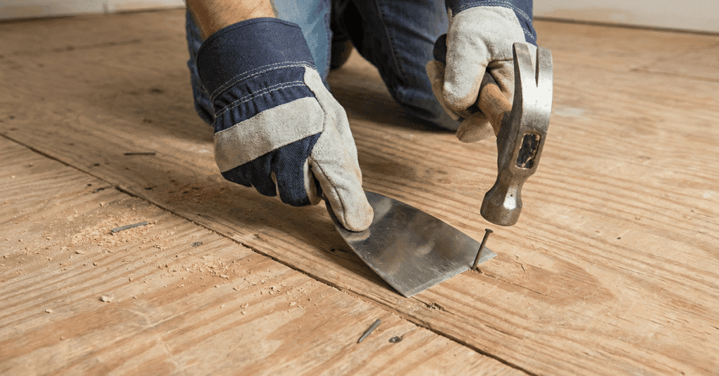 15 Common Mistakes When Installing Vinyl Plank Flooring 3 1. Not checking and fixing fasteners in the subfloor