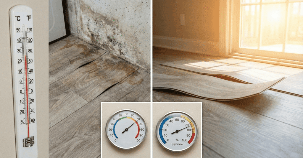 15 Common Mistakes When Installing Vinyl Plank Flooring 5 3. Ignoring moisture, temperature and room suitability