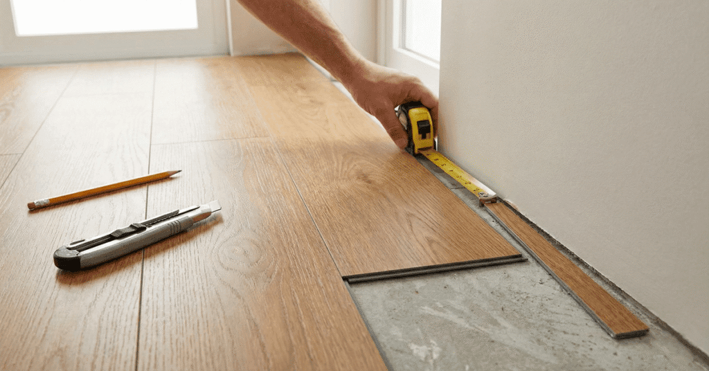 15 Common Mistakes When Installing Vinyl Plank Flooring 9 7. Ending rows with tiny slivers of plank