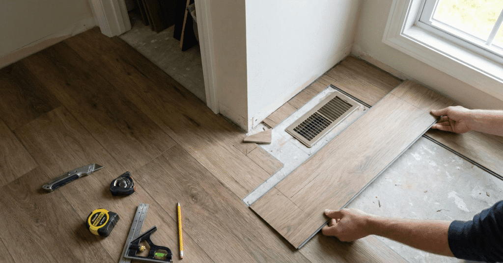 15 Common Mistakes When Installing Vinyl Plank Flooring 11 9. Forgetting about corners, closets, and vents