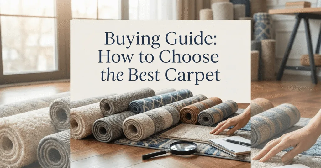 Buying Guide How to Choose the Best Carpet