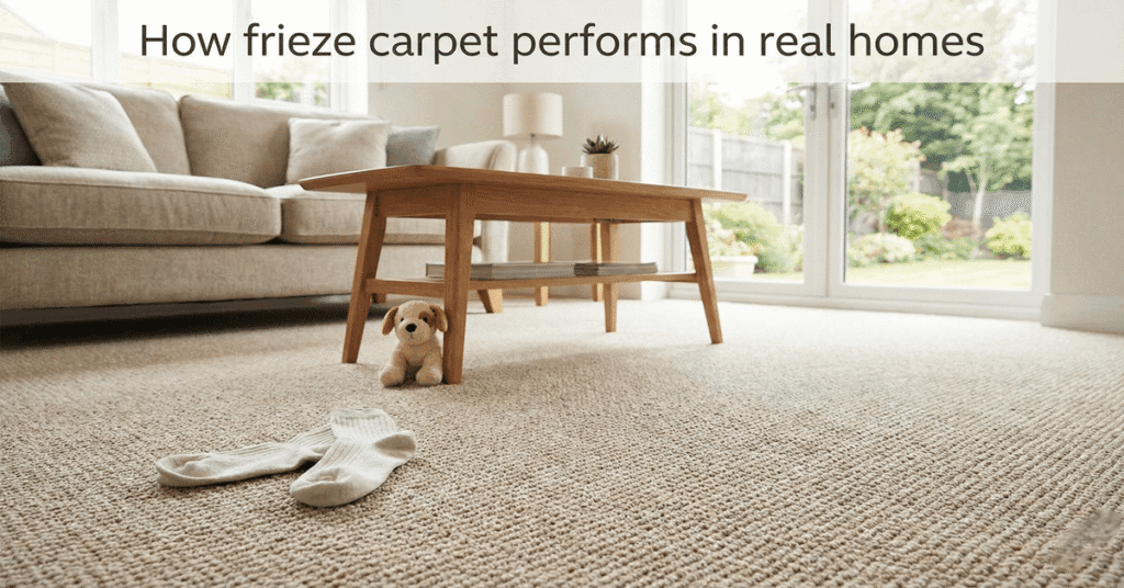 Saxony vs Frieze Carpet: Which Is Better for Your Home? 4 How frieze carpet performs in real homes