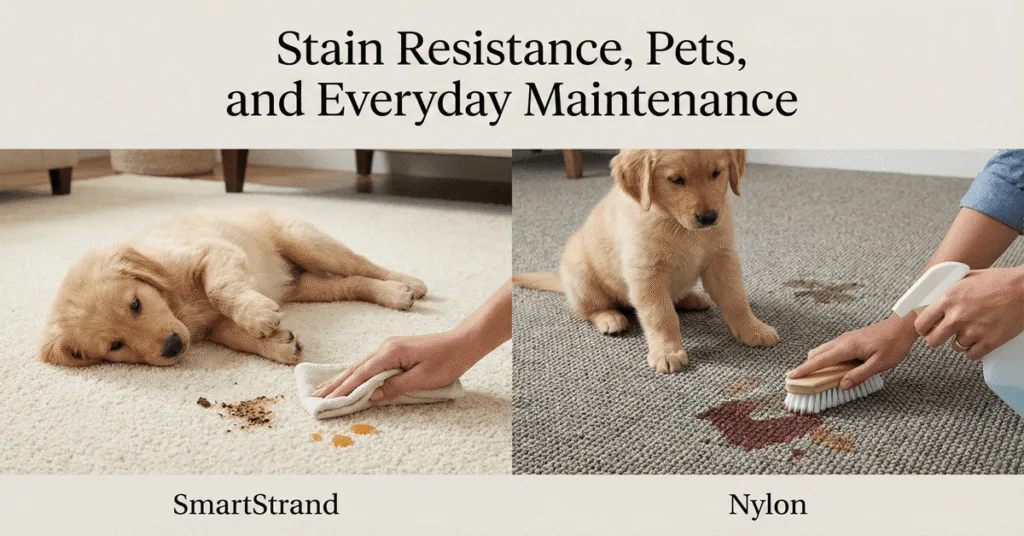 Stain Resistance, Pets, and Everyday Maintenance