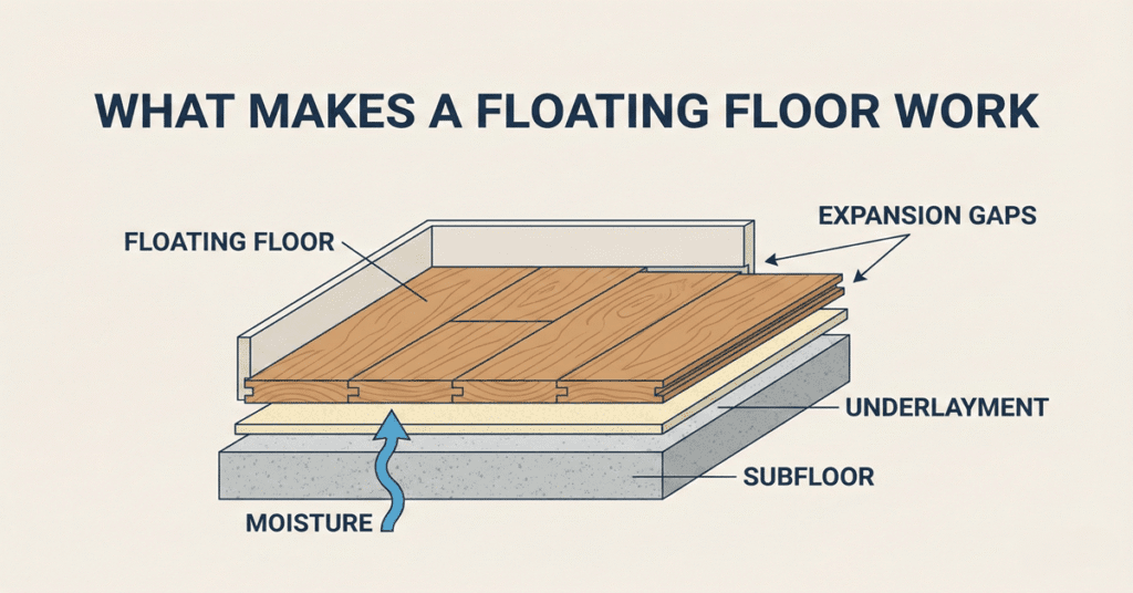 What Does a Floating Floor Mean? Simple Definition + Tips 4 What makes a floating floor work