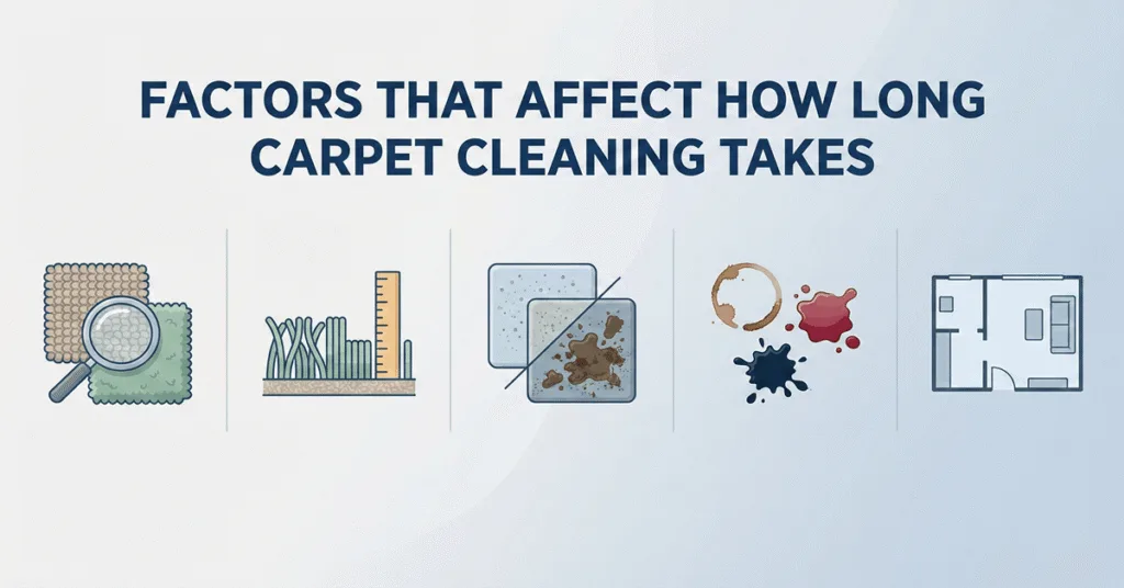 Factors That Affect How Long Carpet Cleaning Takes