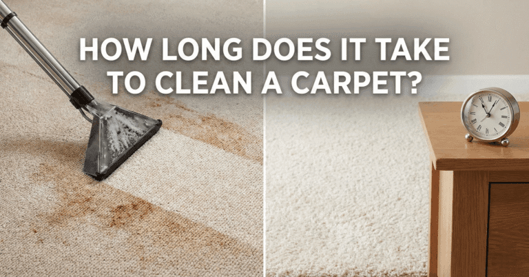 How Long Does It Take to Clean a Carpet? (Minutes + Drying)