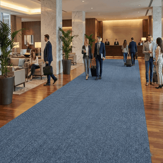 Best Carpet for High Traffic Areas: 7 Durable Picks 8 Happybuy 6' x 18' Grey Marine Carpet Roll