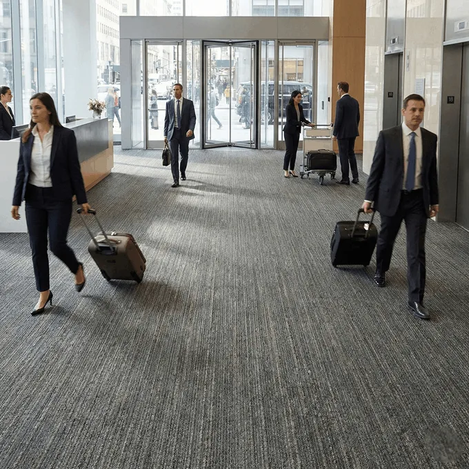Mohawk Elite 24 x 24 Berber Loop Nylon Carpet Tiles