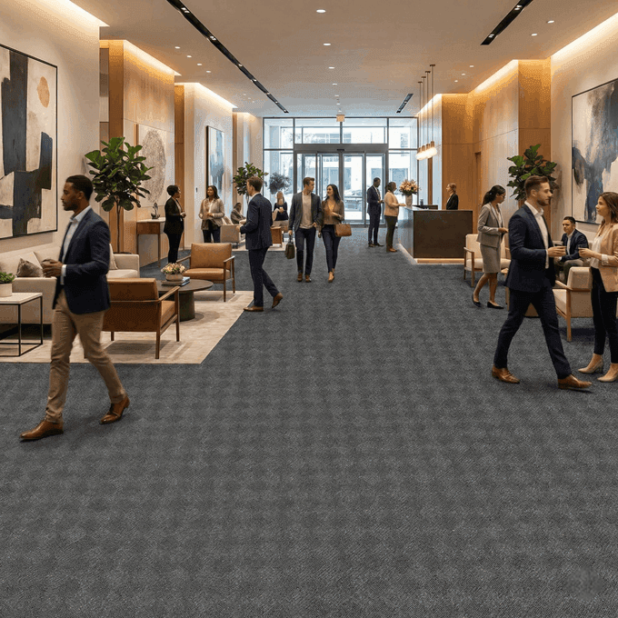 Best Carpet for High Traffic Areas: 7 Durable Picks 5 Mohawk Home 24 x 24 IndoorOutdoor Peel and Stick Carpet Tile