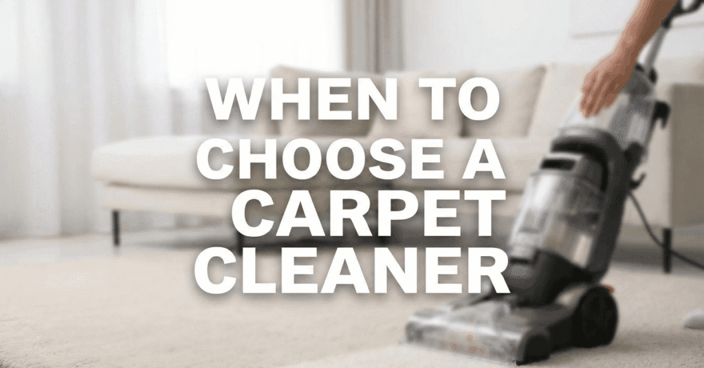 Steam Cleaner vs Carpet Cleaner: Which Should You Use? 4 When to choose a carpet cleaner