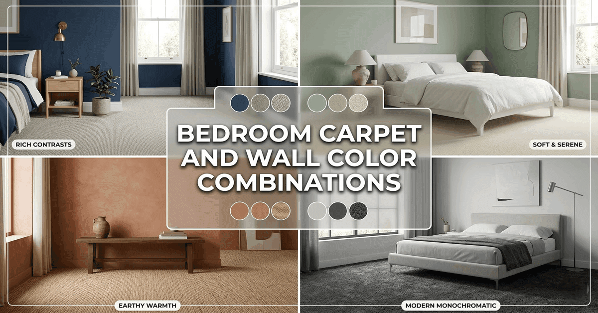 Bedroom Carpet and Wall Color Combinations Guide