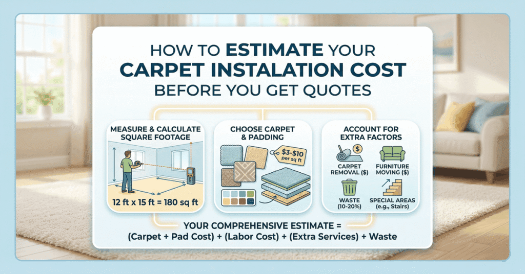 How to Estimate Your Carpet Installation Cost Before You Get Quotes