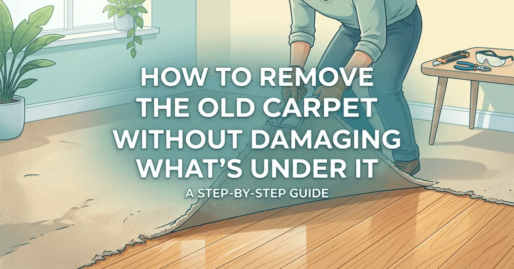 How to Remove the Old Carpet Without Damaging What’s Under It