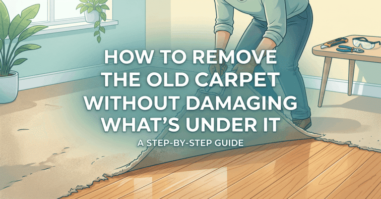 How to Remove the Old Carpet, Padding & Tack Strips
