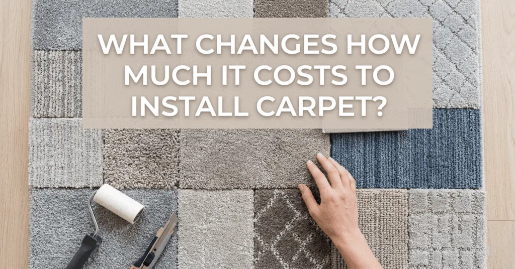 What Changes How Much It Costs to Install Carpet