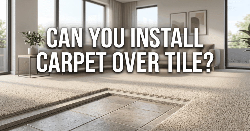 Can You Install Carpet Over Tile