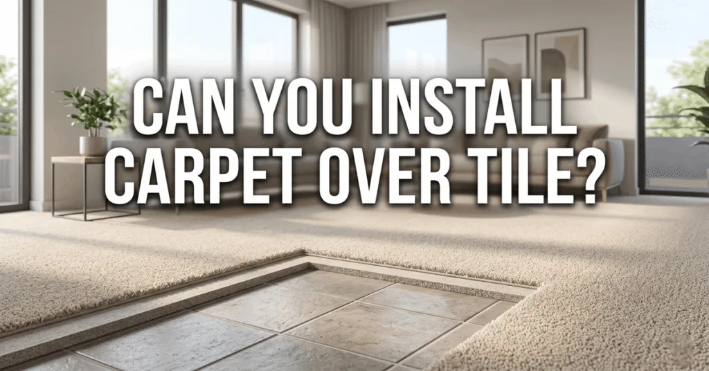 Can You Install Carpet Over Tile