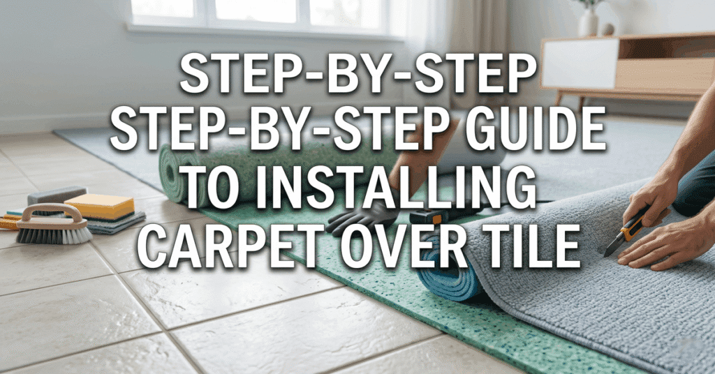 Step-by-Step Guide to Installing Carpet Over Tile