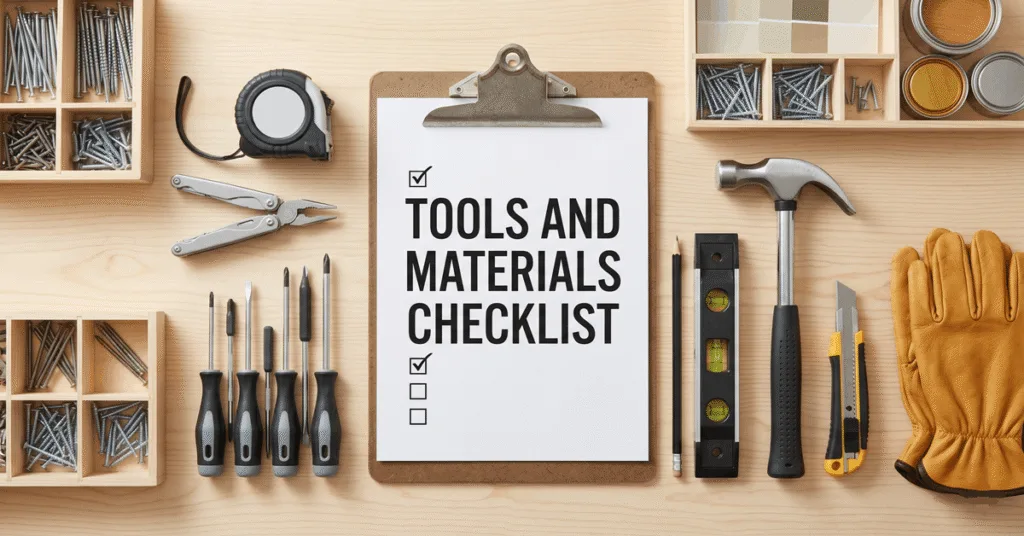 Tools and Materials Checklist